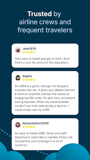 Unduh StaffTraveler eSIM Terbaru – Paket Data Luar Negeri Hemat - Screenshot 14