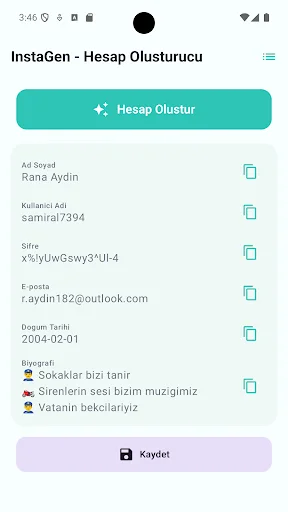 Download Instagram Account Generator – Buat Username & Bio Keren - Screenshot 2
