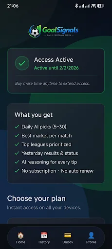 Unduh GoalSignals – Prediksi Bola AI Akurat & Tips Menang - Screenshot 13