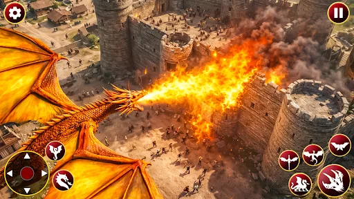 Download Flying Dragon Sim: Be A Dragon Terbaru – Simulasi Naga Gratis - Screenshot 3