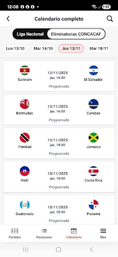 Download Fútbol Chapín Terbaru – Jadwal Pertandingan & Notifikasi - Screenshot 8