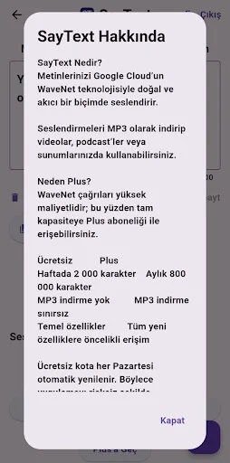 Download SayText Terbaru – Ubah Teks ke Suara MP3 Gratis - Screenshot 3