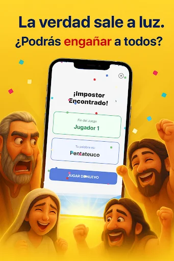 Download Impostor Bíblico Terbaru – Game Tebak Kata Alkitab Seru - Screenshot 5