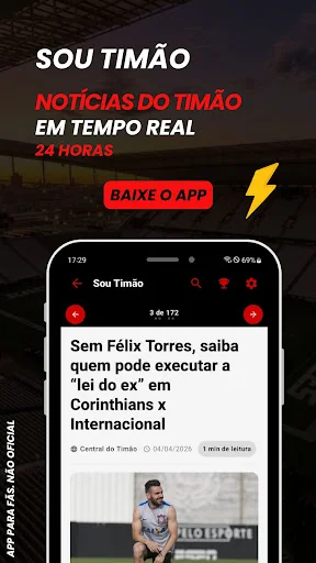 Download Sou Timão Notícias Corinthians – Berita Bola Terbaru - Screenshot 1
