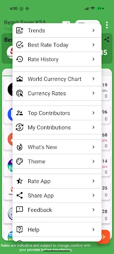 Download Remit Saver KSA Terbaru – Cek Kurs Pengiriman Uang Terbaik - Screenshot 7