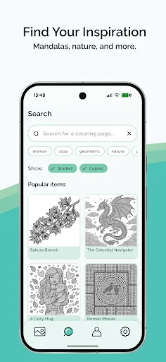 Download Colorista Terbaru – Buku Mewarnai Dewasa Gratis - Screenshot 2