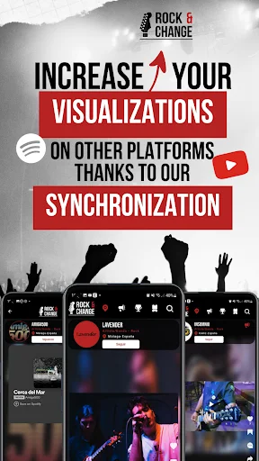 Download Rock&Change Terbaru – Hubungkan Bakat Musik Lokal Anda - Screenshot 3