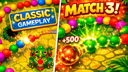 Unduh Marble Frog: Jungle Ball Blast Terbaru – Game Puzzle Gratis - Screenshot 1