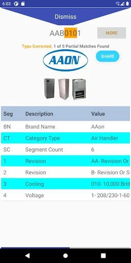 Download HVAC Decoder Terbaru – Dekode Nomor Model & Seri HVAC - Screenshot 3