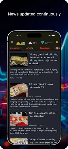 Download Giá Vàng VN Terbaru – Pantau Harga Emas & Kurs Gratis - Screenshot 8
