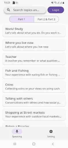Download IELTS Speaking 2026 Terbaru – Latihan Speaking Gratis - Screenshot 1