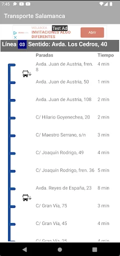 Download Transporte Bus Salamanca Terbaru – Navigasi Bus Mudah - Screenshot 2