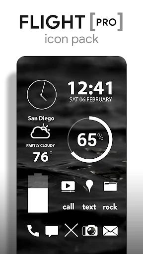 Download Flight Pro – Icon Pack Terbaru untuk Tampilan Minimalis - Screenshot 1
