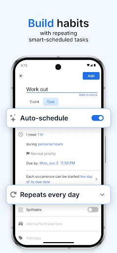 Download FlowSavvy: AI Schedule Planner Terbaru – Atur Waktu Otomatis - Screenshot 5