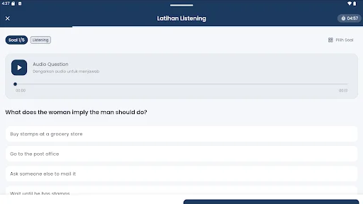 Download Kawan TOEFL Terbaru – Latihan Soal & Simulasi Gratis - Screenshot 10