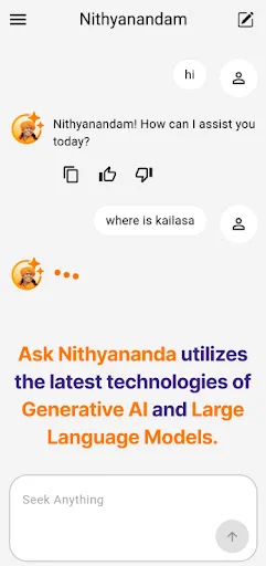 Download Ask Nithyananda AI – Asisten Spiritual AI Tercanggih - Screenshot 3