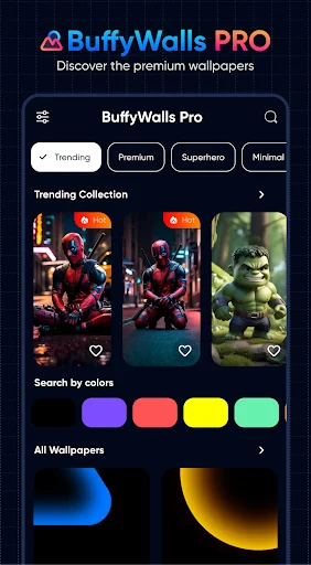 Download BuffyWalls Pro Terbaru – Wallpaper 4K Premium Gratis - Screenshot 1