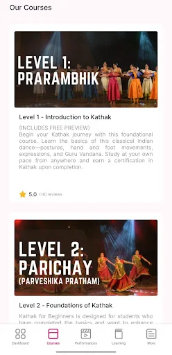 Download Learn Kathak Terbaru – Kursus Tari Klasik India Gratis - Screenshot 2