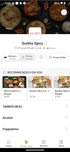 Download Gurkha Spicy Terbaru – Pesan Makanan Cepat & Mudah - Screenshot 2