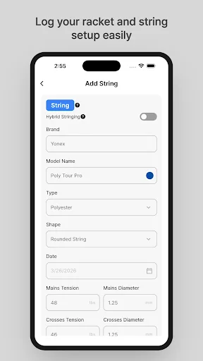 Download String GOAT Terbaru – Lacak Senar Raket & AI Gratis - Screenshot 2