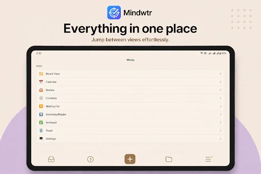 Download Mindwtr Terbaru – Kelola Tugas GTD Offline Gratis - Screenshot 10