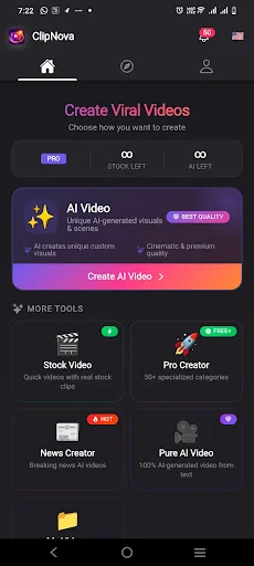 Download ClipNova AI Terbaru – Buat Video Shorts Otomatis Gratis - Screenshot 1
