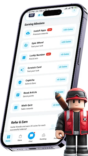 Download Robux Rewards Terbaru – Dapatkan Kartu Hadiah Gratis - Screenshot 3