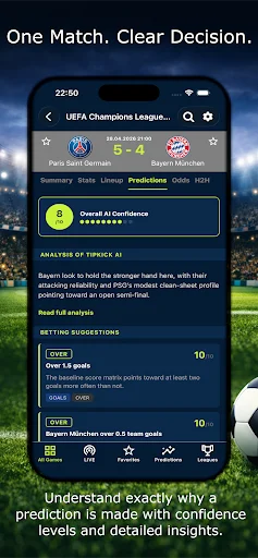 Download TipKick AI Sports Predictions Terbaru – Prediksi Akurat - Screenshot 2