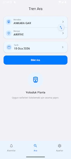 Download Tren Koltuk Alarm Terbaru – Cari Kursi Kereta Api Otomatis - Screenshot 1