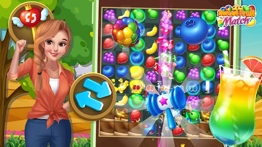 Download Sweet Fruit Match Puzzle Blast Gratis – Game Puzzle Seru - Screenshot 7