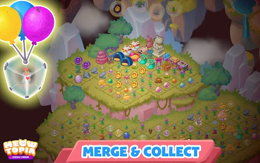 Download Meowtopia: Zodiac Cat Merge Terbaru – Koleksi Kucing Lucu - Screenshot 22