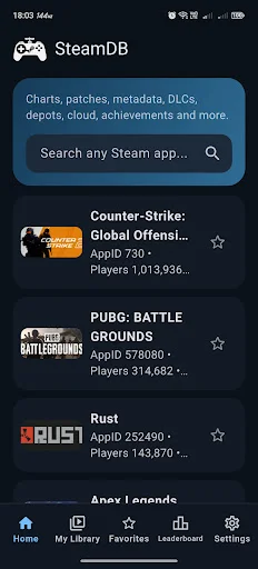 Download Steam Database Terbaru – Cek Statistik Game Gratis - Screenshot 1