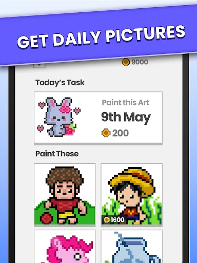 Download Pixel Art – Paint by Number Terbaru – Game Mewarnai Seru - Screenshot 6