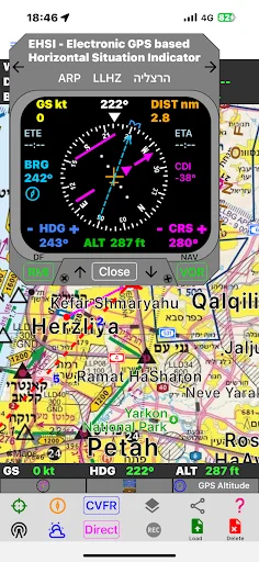 Download Air Map Israel Terbaru – Navigasi Penerbangan Visual - Screenshot 8