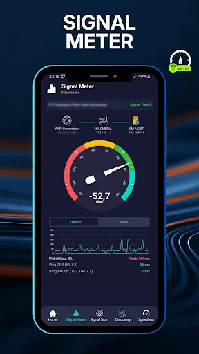 Download WiFi Signal Meter & Analyzer Terbaru – Cek Sinyal Gratis - Screenshot 2