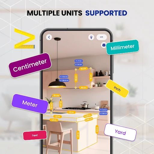 Download AR Ruler: Tape Measure Tools Terbaru – Pengukur AR Gratis - Screenshot 5