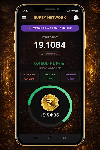 Download Rupey Network Terbaru – Tambang Koin RUP Gratis - Screenshot 1