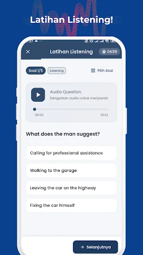 Download Kawan TOEFL Terbaru – Latihan Soal & Simulasi Gratis - Screenshot 2