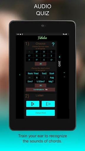 Download FABULUS: Any Guitar Chord Quiz Terbaru – Belajar Kunci Gitar - Screenshot 14