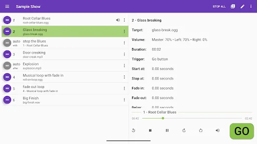 Download Audio Cues – Aplikasi Kontrol Audio Live Terbaik - Screenshot 13