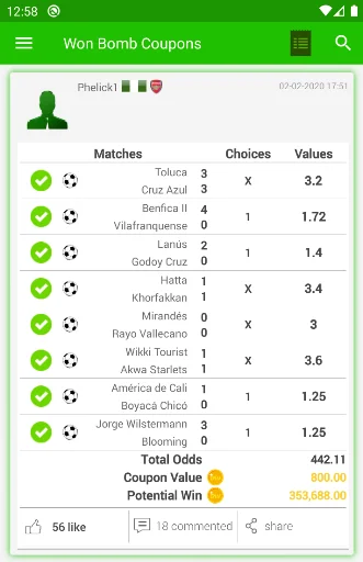Download BetsWall: Tips Taruhan Olahraga & NBA Terakurat Gratis - Screenshot 4