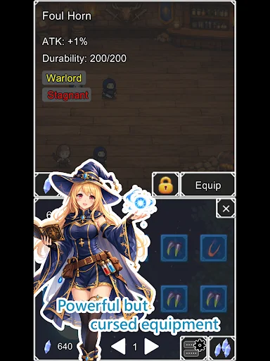Download Cursed Relics & Dungeon Terbaru – RPG Idle Seru - Screenshot 9