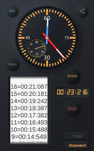 Download Stopwatch & Timer, Chronometer – Aplikasi Pengukur Waktu - Screenshot 7