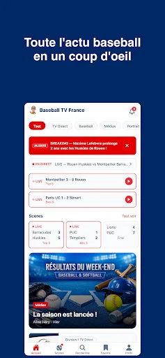 Download BaseBall TV France Terbaru – Berita Bisbol Prancis Gratis - Screenshot 1