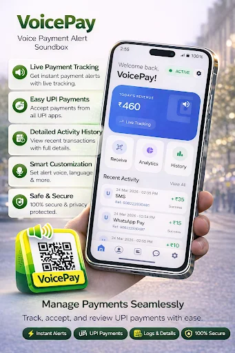 Download Alert Voice Pay UPI Soundbox Terbaru – Notifikasi Suara - Screenshot 1