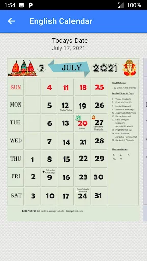 Download Kannada Calendar 2026 Terbaru – Kalender & Horoskop - Screenshot 14