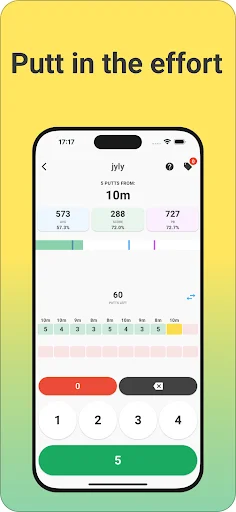 Download dgputt Versi Terbaru – Latihan Putting Disc Golf Terbaik - Screenshot 5