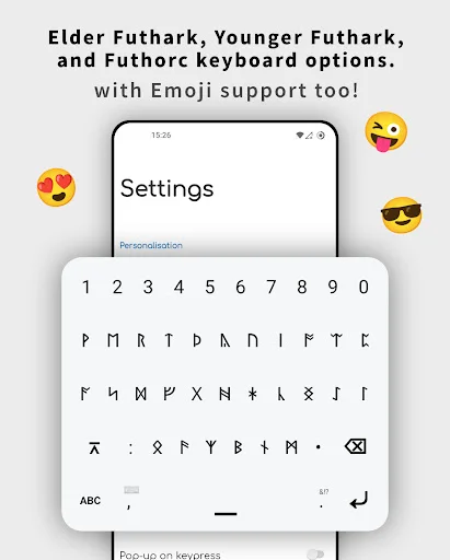Download Runic Keyboard Terbaru – Ketik Runic Elder & Younger Futhark - Screenshot 7