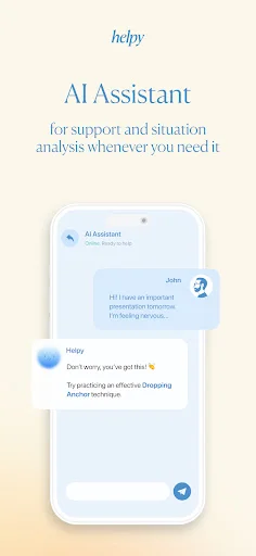 Download Helpy: Aplikasi CBT AI Terbaik untuk Atasi Kecemasan - Screenshot 4