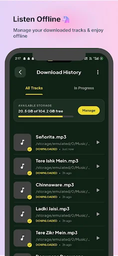 Download SpotSaver Terbaru – Simpan Musik Offline Gratis - Screenshot 4
